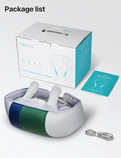 Wireless Shiatsu 4D Neck Massager with Heat – Expert Kneading for Pain Relief