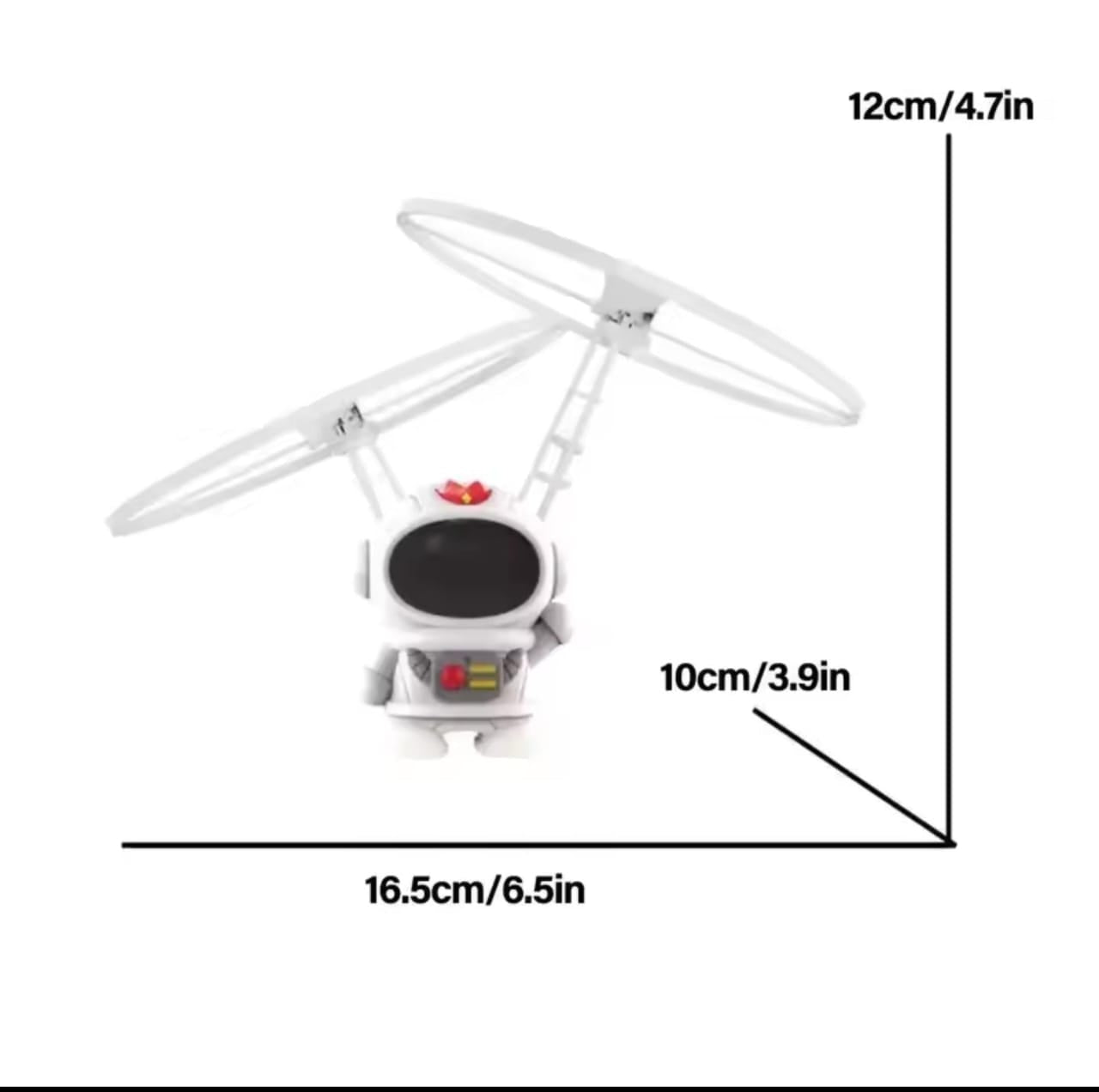 Rechargeable Induction Flying Astronaut Style Aircraft – Hand-Controlled RC Toy Drone