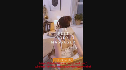 Wireless Shiatsu 4D Neck Massager with Heat – Expert Kneading for Pain Relief
